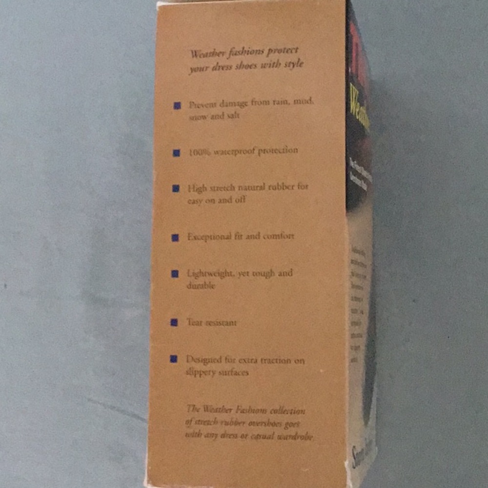 Tingly Rubber Overshoes NWOT men’s - Picture 3 of 6